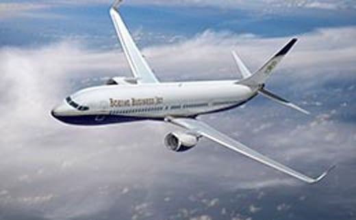 Boeing Business Jet 3 private jet charter'