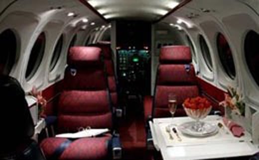 King Air B100 Interior