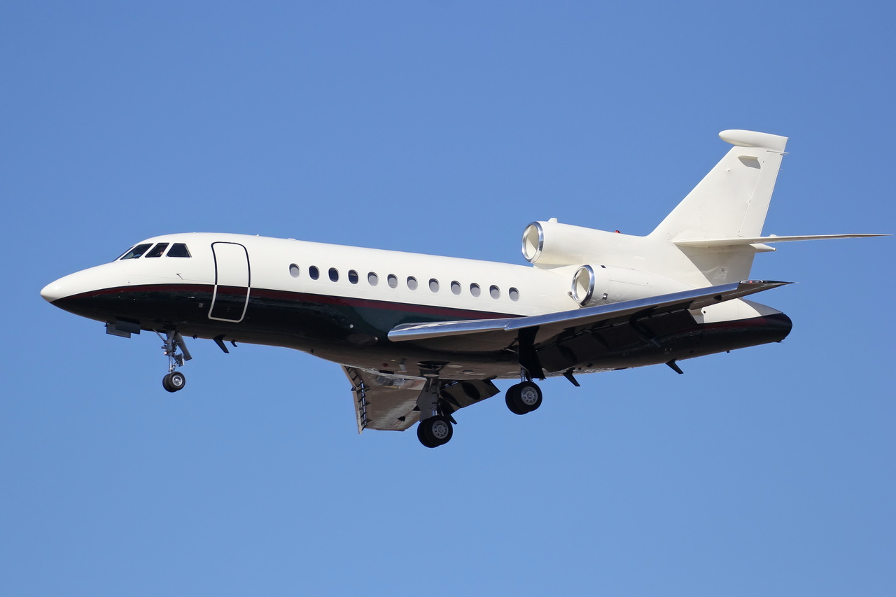 Falcon 900EX private jet charter'