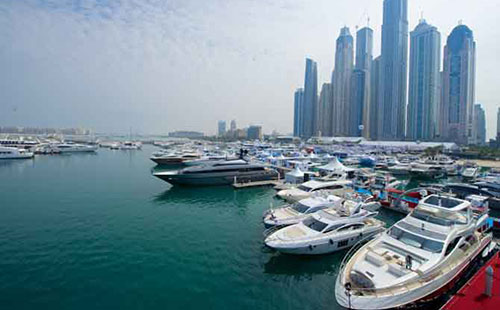 Dubai International Boat Show private jet charter