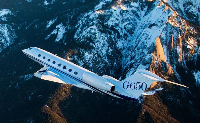 Gulfstream G650 private jet charter