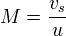 Mach Number Equation 1
